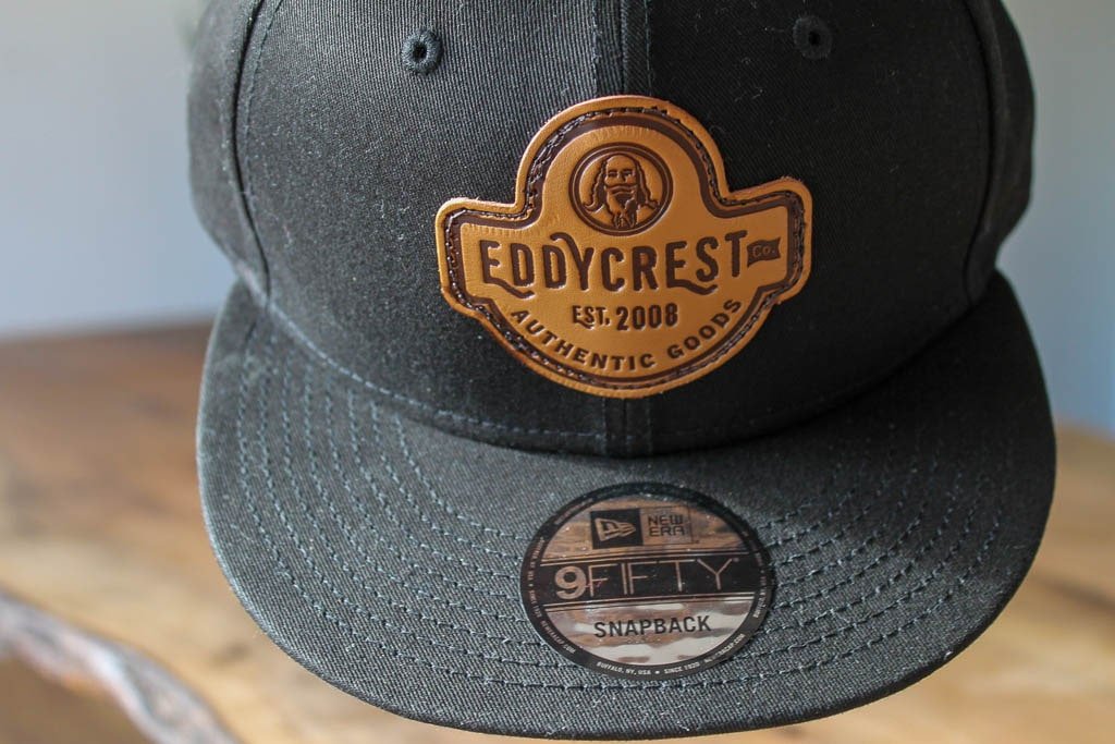 Eddycrest Co. Leather patch - Black New Era 9Fifty snapback - Eddycrest Company