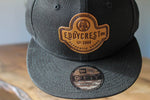 Load image into Gallery viewer, Eddycrest Co. Leather patch - Black New Era 9Fifty snapback - Eddycrest Company
