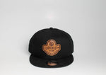 Load image into Gallery viewer, Eddycrest Co. Leather patch - Black New Era 9Fifty snapback - Eddycrest Company
